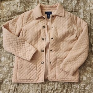 Charter Club Petite Pink Quilted Jacket